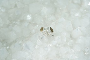 Citrin- Ohrstecker / Tropfenform / facettiert