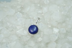 Lapis-Lazuli Anhänger - rund - 925'er Silber