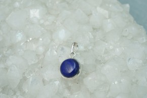 Lapis-Lazuli Anhänger - rund - 925'er Silber
