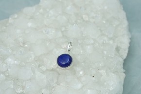 Lapis-Lazuli Anhänger - rund - 925'er Silber