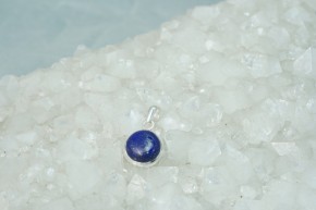 Lapis-Lazuli Anhänger - rund - 925'er Silber