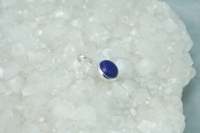 Lapis-Lazuli Anhänger - rund - 925'er Silber