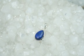 Lapis-Lazuli Anhänger - Tropfenform - 925'er Silber