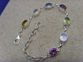 Armband - Multicolor - 925'er Silber